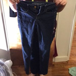 American eagle dark jeggings